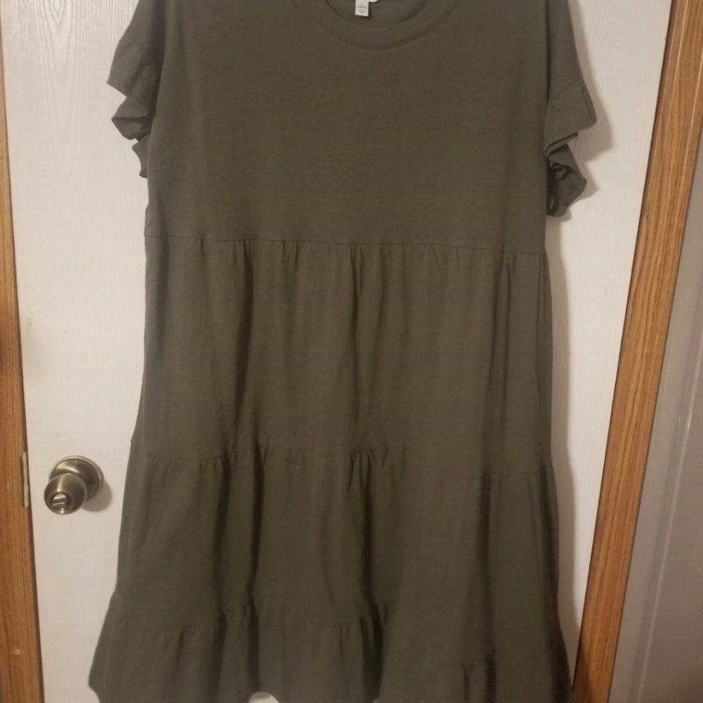Army green dress
